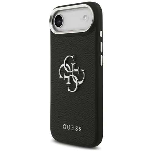 Guess Grained Big 4G Classic Logo dėklas iPhone 17 Air, juodas image 2