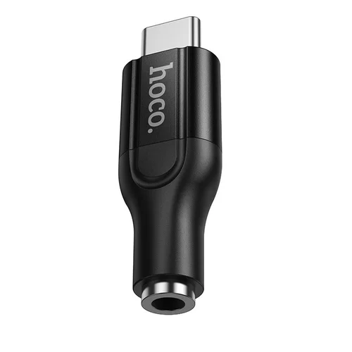 Hoco UPA35 MIA USB-C į 3,5 mm adapteris, juodas image 1