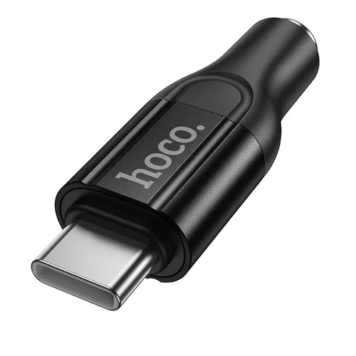 Hoco UPA35 MIA USB-C į 3,5 mm adapteris, juodas image 2