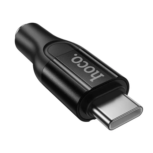 Hoco UPA35 MIA USB-C į 3,5 mm adapteris, juodas image 3
