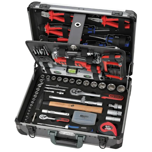 KS Tools Universalus įrankių komplektas 1/4\" + 1/2\" 127 vnt image 2