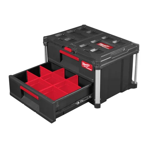 MILWAUKEE Packout įrankių dėžė su 2 stalčiais image 3