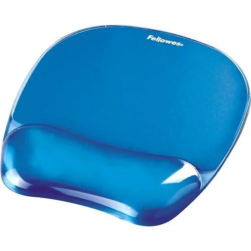 Fellowes CRYSTAL pelės ir riešo pagalvėlė, žydra image 1