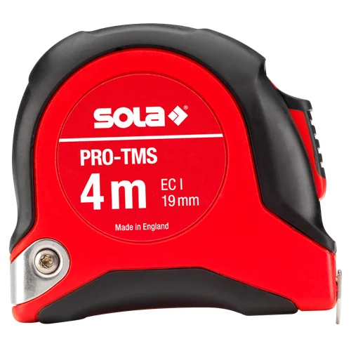 SOLA PRO-TMS4 ruletė, 4 m, nerūdijančio plieno juosta image 2