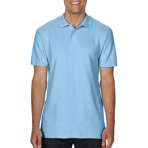 Gildan 64800 polo marškinėliai trumpomis rankovėmis, 3XL, Light Blue image 3
