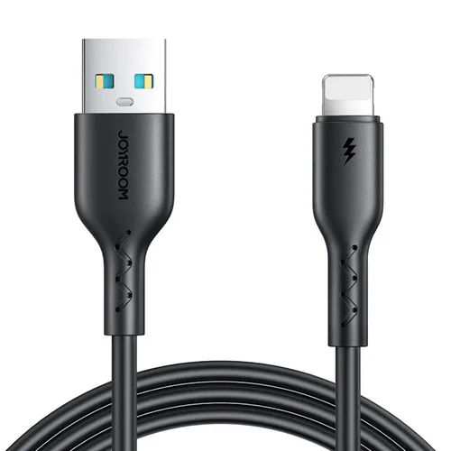 Joyroom SA26-AL3 USB-A–Lightning kabelis 1 m, juodas image 1