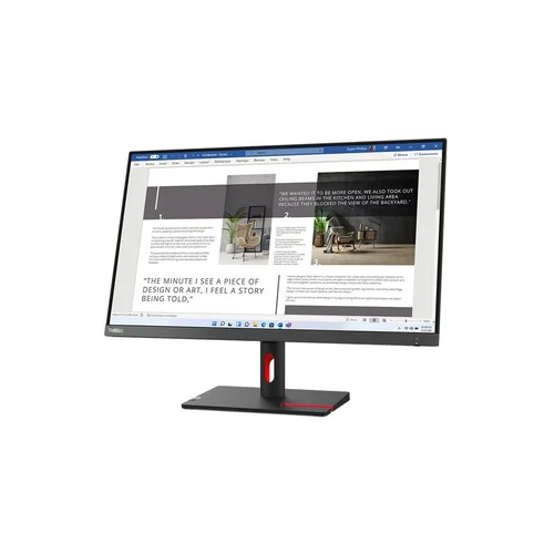Lenovo ThinkVision S27i-30 27 col. Full HD monitorius, pilkas image 2