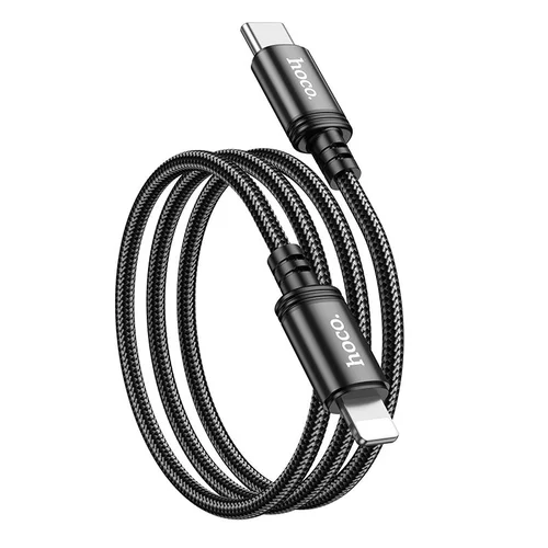 Hoco X89 USB-C–Lightning laidas 1 m 20 W, juodas image 1
