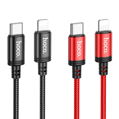 Hoco X89 USB-C–Lightning laidas 1 m 20 W, juodas image 3