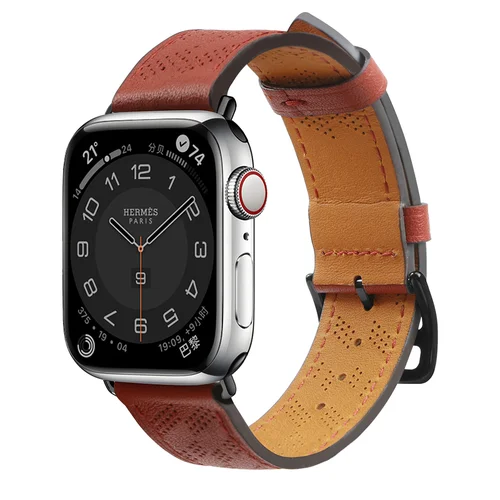 Odinis Apple Watch dirželis 38/40/41 mm, raudonas image 1