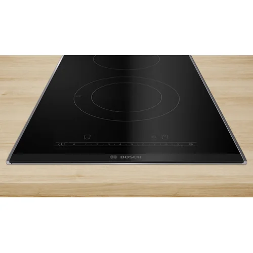 Bosch Serie 6 PKF375FP2E stiklo keraminė kaitlentė 30 cm, juoda image 2