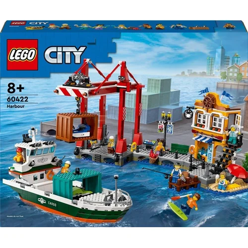 Konstrukt LEGO City Pajūrio uostas su krovininiu laivu 60422 image 1