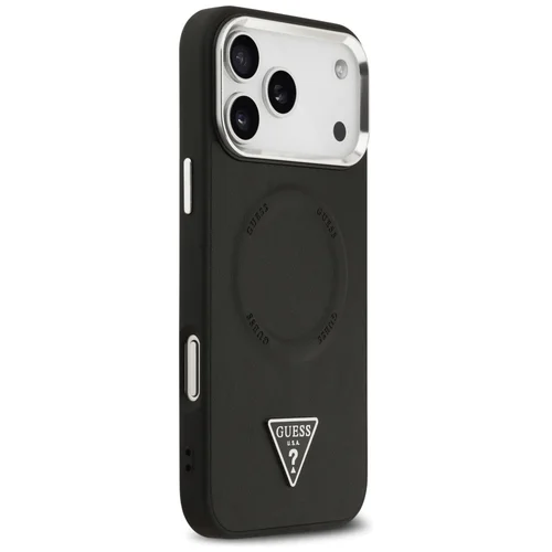 Guess Triangle Logo MagSafe dėklas iPhone 17 Pro, juodas image 1