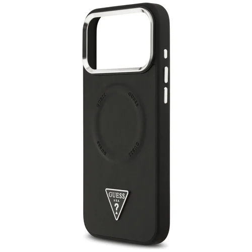 Guess Triangle Logo MagSafe dėklas iPhone 17 Pro, juodas image 3