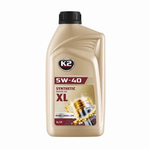 K2 5W-40 sintetinė variklinė alyva, 1 L image 1