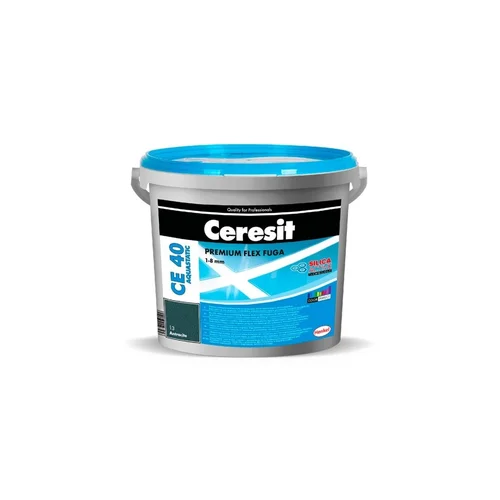 CERESIT CE40 Aquastatic plytelių tarpų glaistas 2 kg Graphite image 1