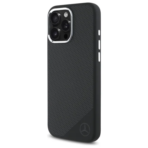 Mercedes MagSafe silikoninis dėklas iPhone 16 Pro Max, juodas image 2