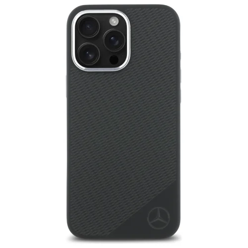 Mercedes MagSafe silikoninis dėklas iPhone 16 Pro Max, juodas image 3