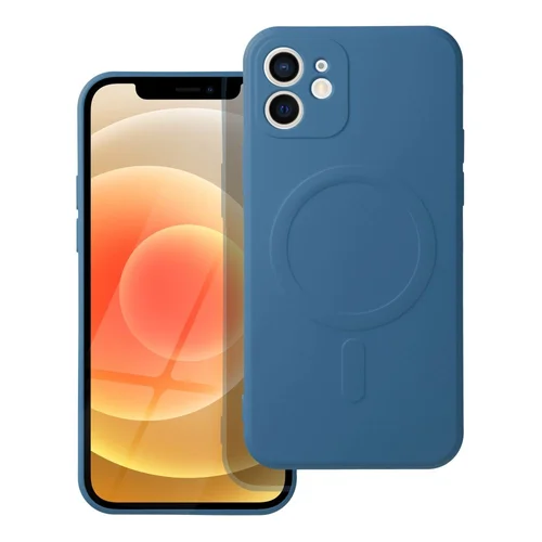 Mag Cover silikoninis dėklas iPhone 12, mėlynas image 1