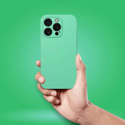 iPhone 17 Pro silikoninis dėklas 2 mm, mėtinės spalvos image 3