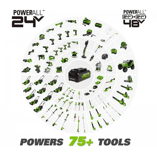 GreenWorks G24WL Akumuliatorinis LED šviestuvas, 24 V image 2