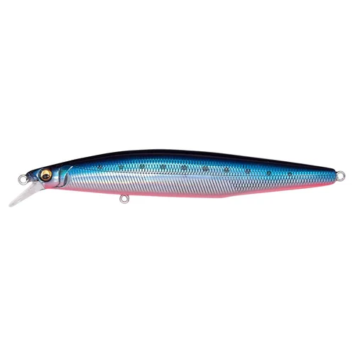 Megabass MARINE GANG Cookai 120F 120 mm 19 g LZ BLUE PINK IWASHI image 2