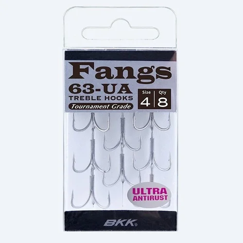 BKK FANGS-63 UA trišakis kabliukas 1/0, 6 vnt. image 1