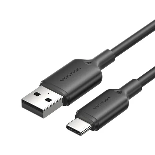 Vention CTQBH USB-A–USB-C kabelis, 2 m, juodas image 2
