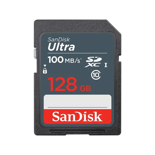 SanDisk Ultra SDXC UHS-I 128 GB atminties kortelė image 1