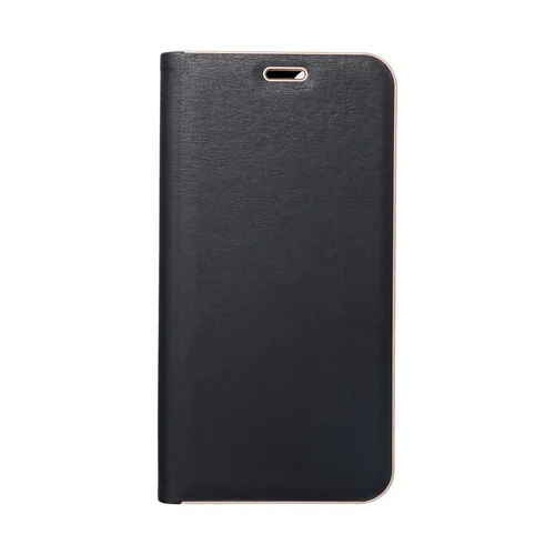 LUNA Book Gold dėklas Xiaomi Redmi Note 14 Pro 5G / Pro Plus 5G, juodas image 2