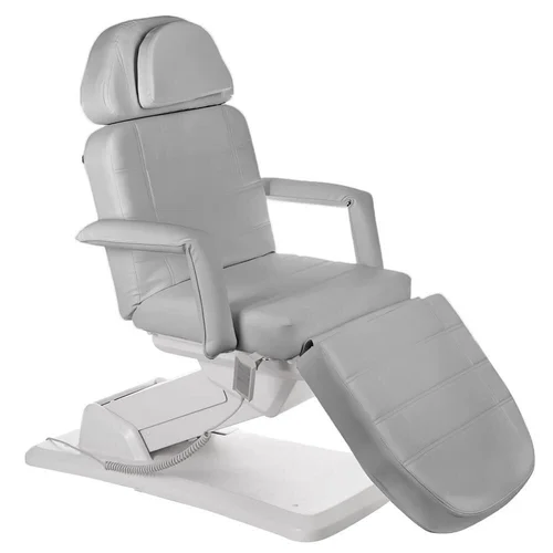 Beauty System BR-6622 elektrinis kosmetologinis krėslas, šviesiai pilkas image 1