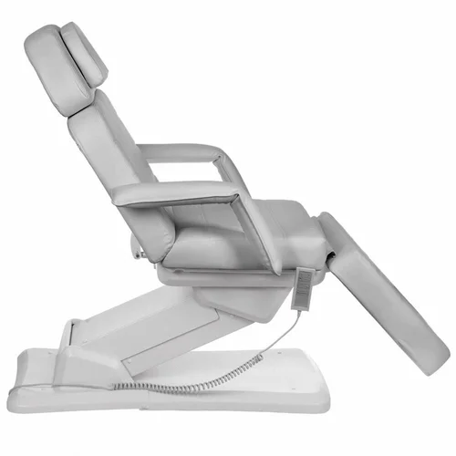 Beauty System BR-6622 elektrinis kosmetologinis krėslas, šviesiai pilkas image 2