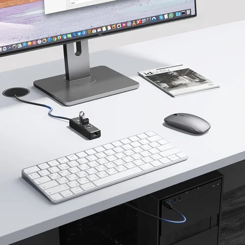 Orico PW3UR25-U3 USB-C šakotuvas, 4 prievadų, juodas image 3