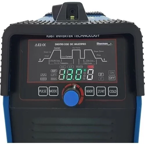 Sherman DIGITIG 200DC Multipro Suvirinimo aparatas, 200A image 3