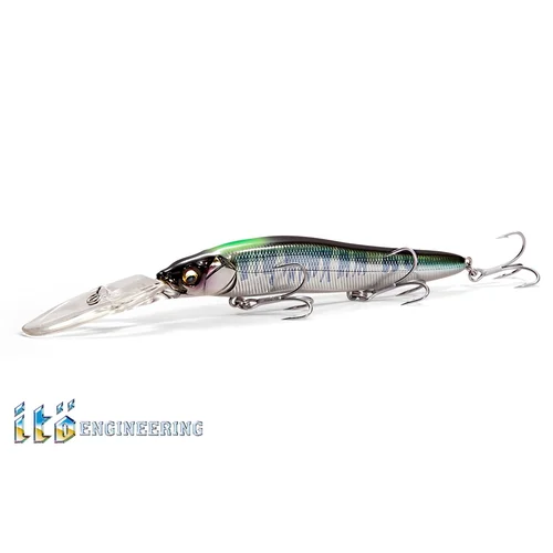 Megabass ONETEN R+3 Hi-FLOAT vobleris 110 mm 14 g JUKUCHO SHAD CS image 1