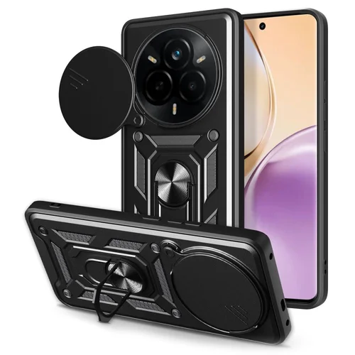 Tech-Protect CamShield Pro dėklas Realme 14 Pro 5G, juodas image 1