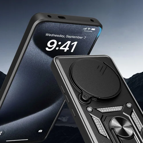 Tech-Protect CamShield Pro dėklas Realme 14 Pro 5G, juodas image 3