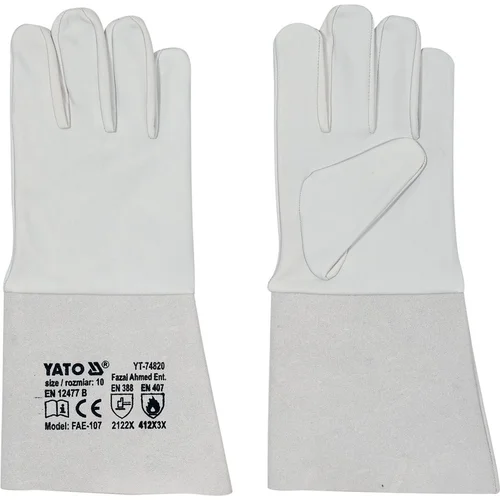 YATO YT-74820 TIG suvirinimo pirštinės, B tipas, 10 dydis image 2