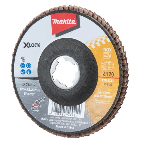 Makita D-76037 X-Lock lapeliniai diskai, 125 mm, Z120 image 2