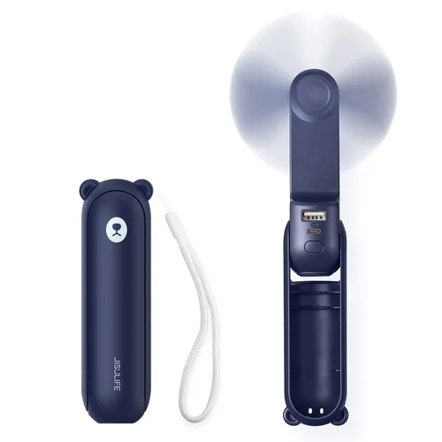 Jisulife Life8 mini ventiliatorius, 2000 mAh, mėlynas image 1