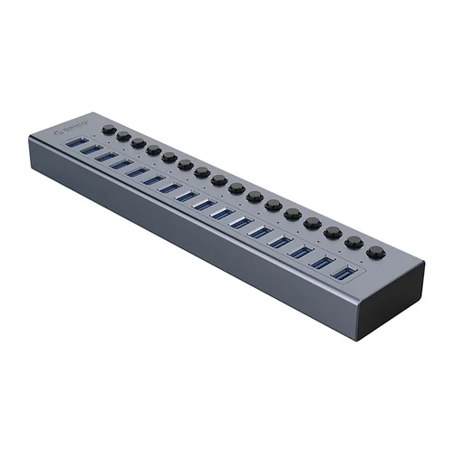 Orico BT2U3-16AB 16 prievadų USB 3.0 šakotuvas, pilkas image 1