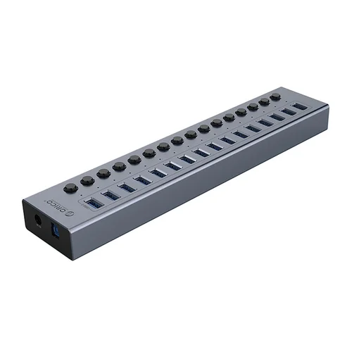 Orico BT2U3-16AB 16 prievadų USB 3.0 šakotuvas, pilkas image 2