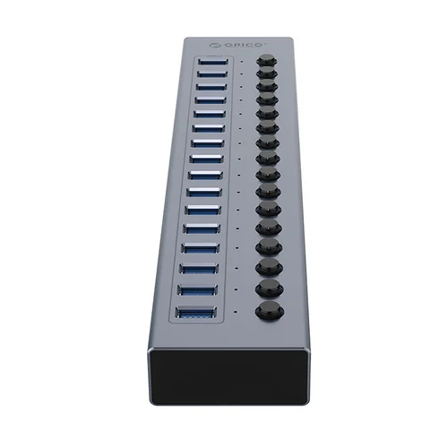 Orico BT2U3-16AB 16 prievadų USB 3.0 šakotuvas, pilkas image 3