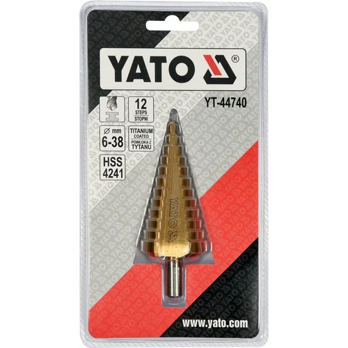 Yato Grąžtas metalui pakopinis HSS 6-38mm image 3
