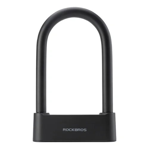 Rockbros 32210818001 SMART U formos dviračių užraktas, juodas image 1