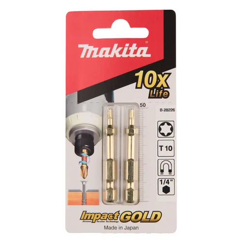 Makita B-28226 Torsion sukimo antgalis T10-50mm (2 vnt.) image 2