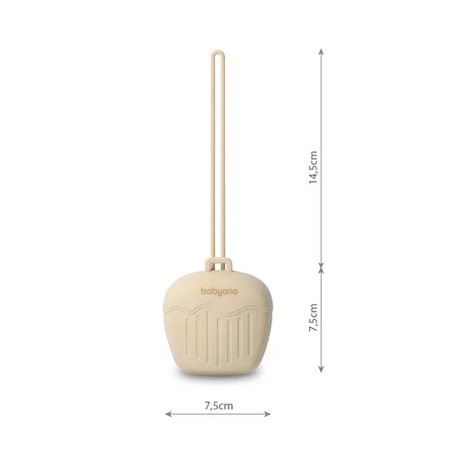 BabyOno silikoninis čiulptukų dėklas kreminis 1656/03 image 2