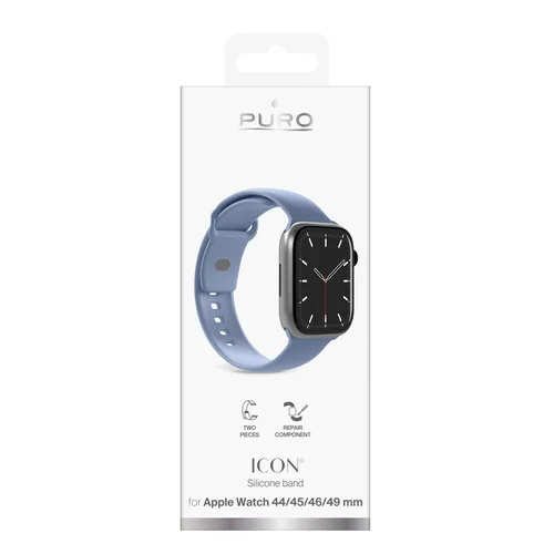 Puro Icon dirželis Apple Watch 44–49 mm, mėlynas image 2