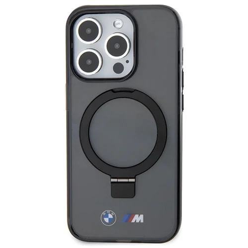 BMW Ring Stand M MagSafe dėklas iPhone 15 Pro, juodas image 3