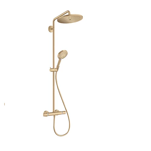 Hansgrohe Croma Select S Showerpipe EcoSmart 280 Juoda matinė image 1